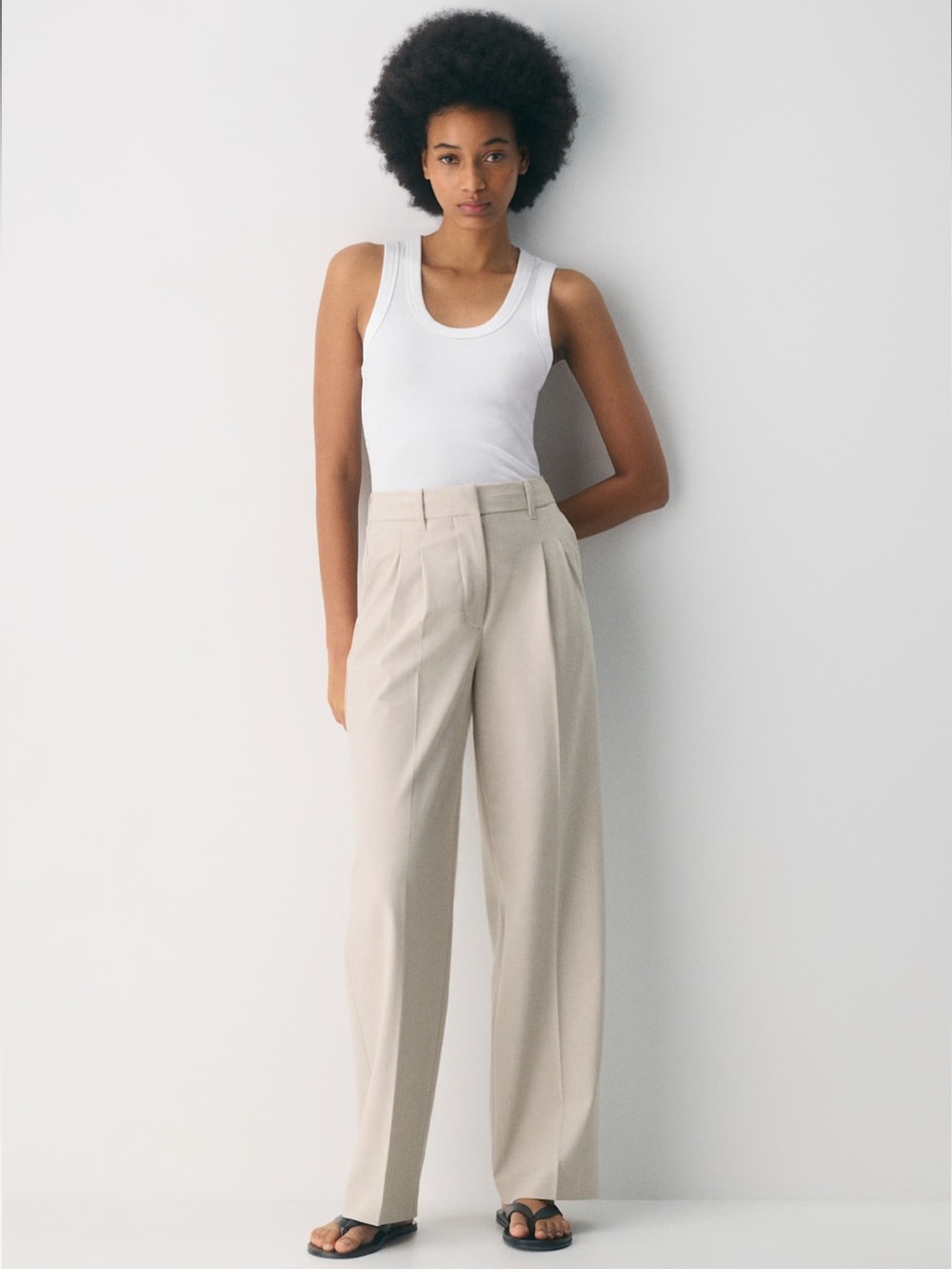 Aritzia Faux Leather Effortless Pants